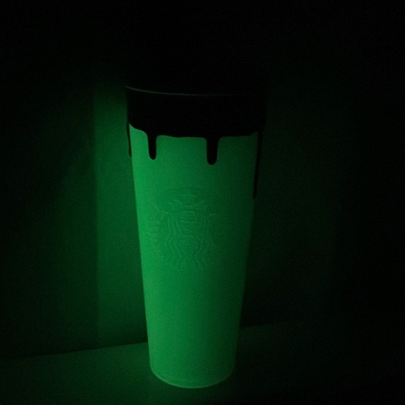 Starbucks Green Slime Glow in the Dark Venti Tumbler 20 oz New - Picture 5 of 5